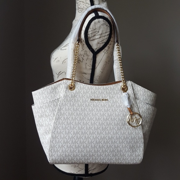 SOLD OUT NWT Michael Kors LG Chain shoulder Bag - Picture 2 of 7